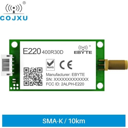 LLCC68 RS485 LoRa Module 433Mhz 470Mhz 30dBm 10km Wireless Transceiver Receiver Long Range RF Module E220-400R30D