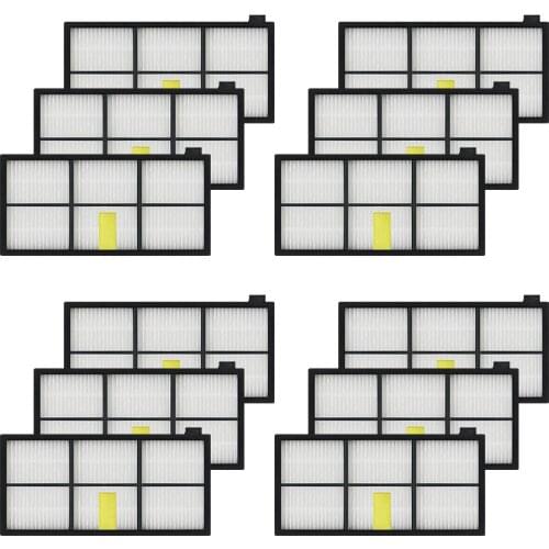 12pcs Heap filter kit for iRobot Roomba 800 900 Series 880 980 870 880 980 Vacuum Cleaner Accessories parts replacement