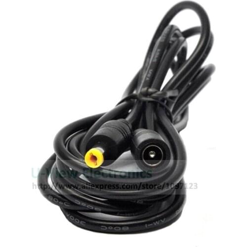 NCHTEK DC 5.5x2.1MM Male to Female Plug DC Power Extension Cord/Cable About 5M/Free DHL Shipping/50PCS