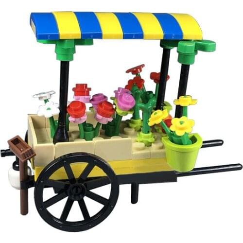 New Classic Locking City Indicator Traffic Light Street Lamp Street View Building Blocks Diy Toys for Children City Blocks Gift