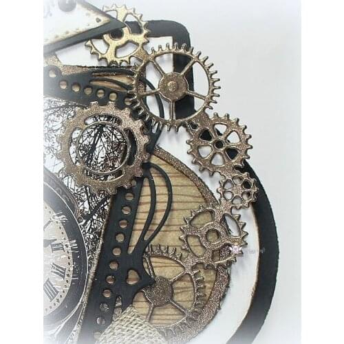 New Gear circle frame metal Cutting Dies Stencils DIY Scrapbooking Paper/photo Cards Embossing Dies