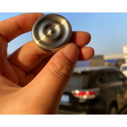 Original Water Drop Stainless Steel Brushed Surface Magnetic Sound Coin EDC Fidget Spinner Anti Stress ADHD Adult Toy Funny Gift