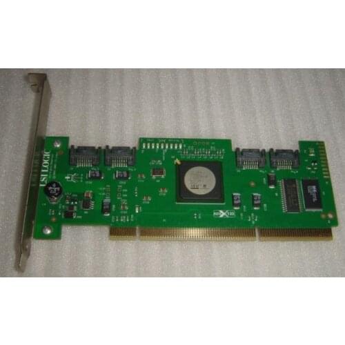 Avago LSI SAS 3041X-R 8 port HBA JBOD SATA X4 SAS 3Gb PCI-x 133 Controller Card