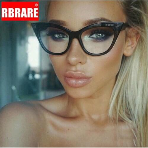 RBRARE 2021 New Cat Eye Women Sunglasses Men Vintage Shaped Sun Glasses Female Eyewear Leopard Sunglasses Brand Designer