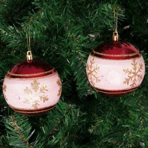 Christmas Tree Süsü Silvery Snow Pattern Top 10 cm2li christmas decorations рождественские украшения