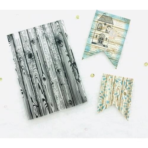 A5size Diy Wood Fiber Texture Clearstamp Seals Transparent Silicone Stamps for Scrapbooking Cardmaking Journaling Decorations
