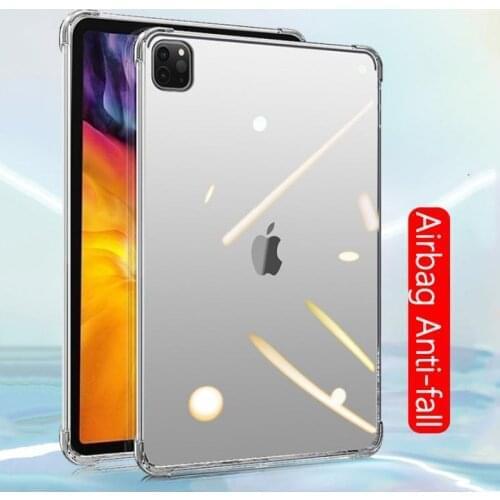 Silicon Case For iPad Pro 11 inch 2021 2020 2018 Clear Transparent Case Soft TPU Back Cover Tablet Case For A2460 A1980 A2068