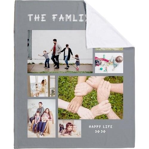 Super Cozy and Soft Custom Printed Photos Patterns Fleece Blanket Best Gift For Kids And Mothers