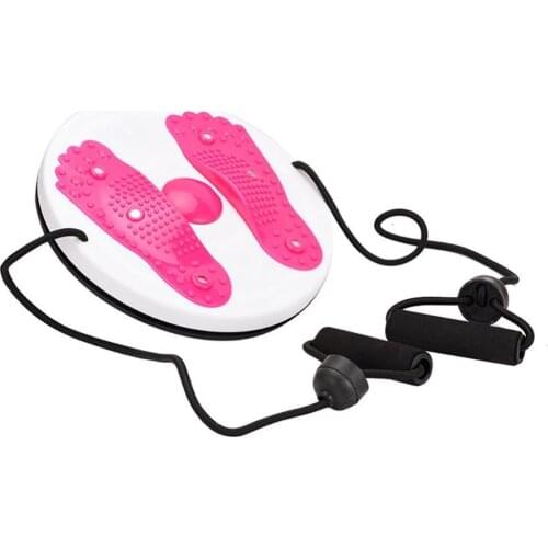 Twist Waist Disc Fitness Slim Rotating Plate ABS plastic Anti-slip Abdomen Exerciser with Pull Rope Twist Boards for home