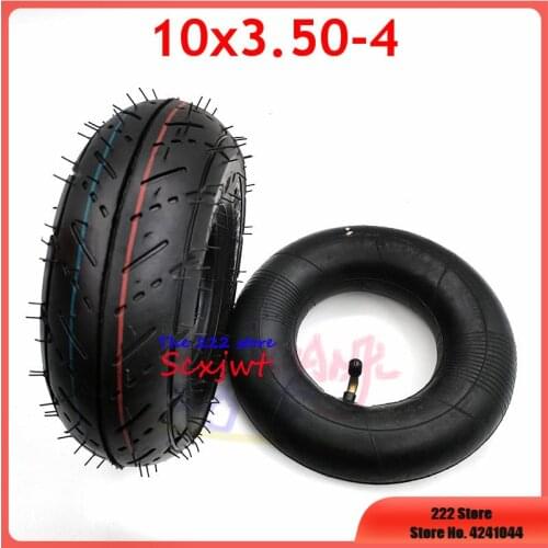High Quality Scooter Mini Moto Accessory 10x350-4 Inner and Outer Tire 10x3.50-4 Tube Tyre Mini Moto 4" 4 Inch Wheel Tyre