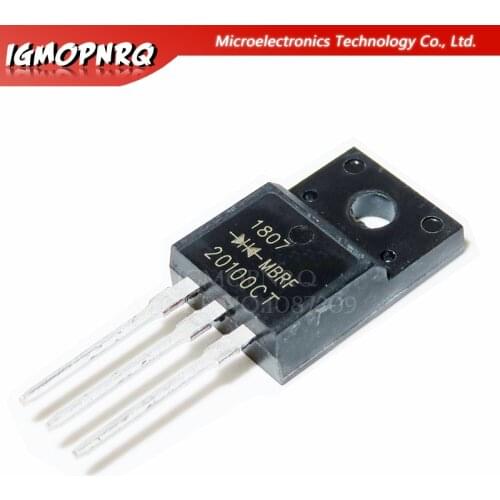 10pcs MBRF20100CT 20100CT MBRF20100 Schottky & Rectifiers 20A TO-220F new original