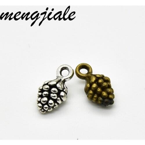 24pcs Hot sell zinc alloy metal Pinecone charms for DIY Jewelry earrings Making 13*7mm
