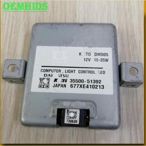 35500-51392 OEM LED Headlight control unit Used original OEMHIDS Used ballast 35500 51392 for LA600 LA610 P91400-16010175