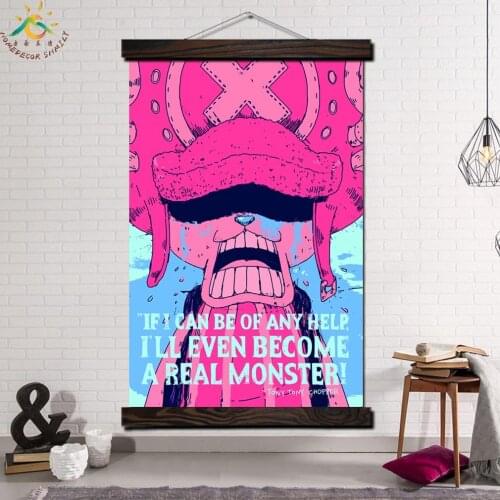 One Piece Tony Tony Chopper Modern Wall Art Print Pop Art Picture And Poster Frame Hanging Scroll Canvas Painting Canvas Poster