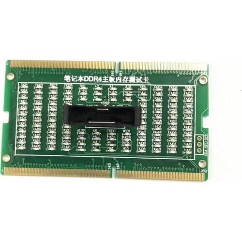 DDR2 DDR3 DDR4 Laptop SO-DIMM RAM Test Card Memory Tester Analyzer with LED