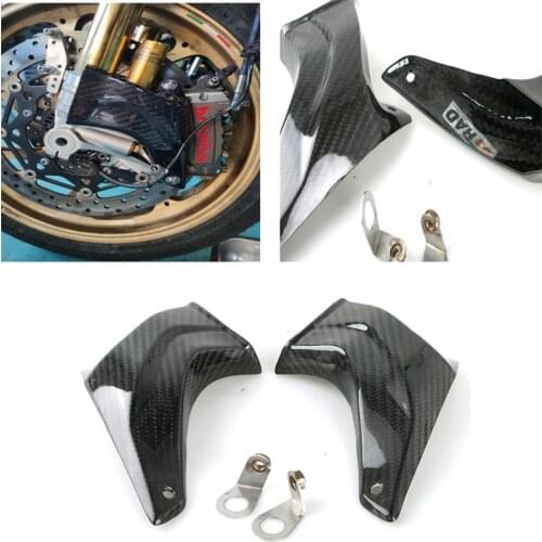 For Ducati 1098R 2008 to 2009 1098S 1198R 1198S 1198SP Carbon Fiber Air Ducts Front Brake Calipers Cooling System Motorcycle