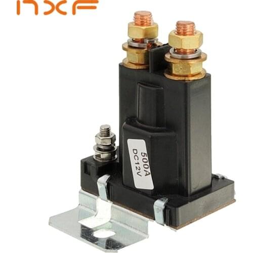 Dual Battery Isolator Relay Start On/Off 4 Pin 500A 12V For Car Power Switch