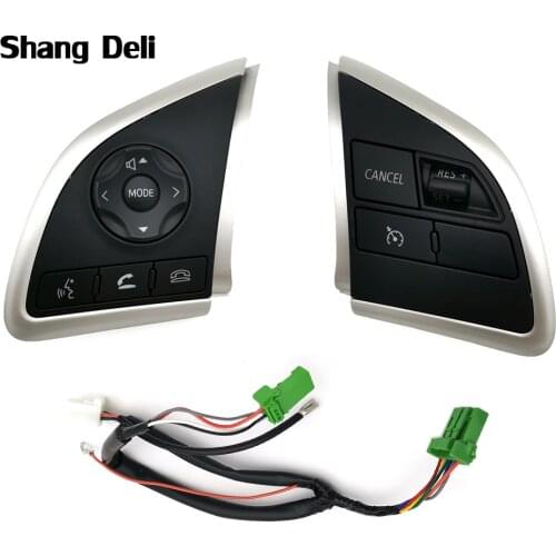 Steering Wheel Audio Volume Button Cruise Speed Control Switch For Mitsubishi ASX 2013 2014 2016 Space Star 2013-2015