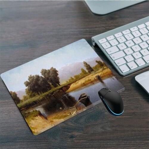 Mairuige Beautiful Russia Country Scenery Mouse Pad Natural Rubber MousePad Non-Slip Laptop Computer PC Mice Mat Small Size