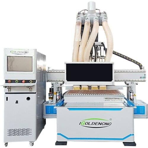 Furniture making wooden door carving router multi heads cnc cabinet door engraving machine