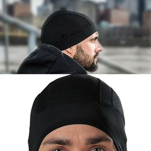 Motorcycle Quick Dry Breathable Hat Moisture Wicking Cooling Skull Cap Inner Liner Helmet Beanie Dome Cap Sweatband Casual hat