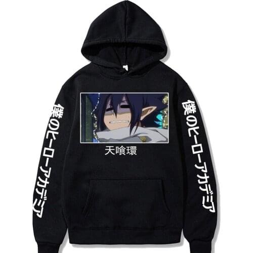 My Hero Academia Harajuku Japanese Anime Amajiki Tamak Printed Unisex Hoodie Men Streetwear Fashion Casual Sweatshirt