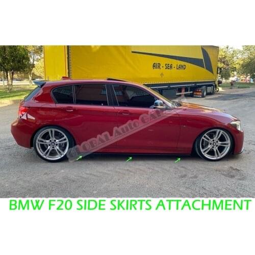 For Bmw F20 Side Skirts Attachment 2011-2015 Sill Trim Car Styling Auto Accessory Universal Spoiler Mud Flaps Spilitter Ornament