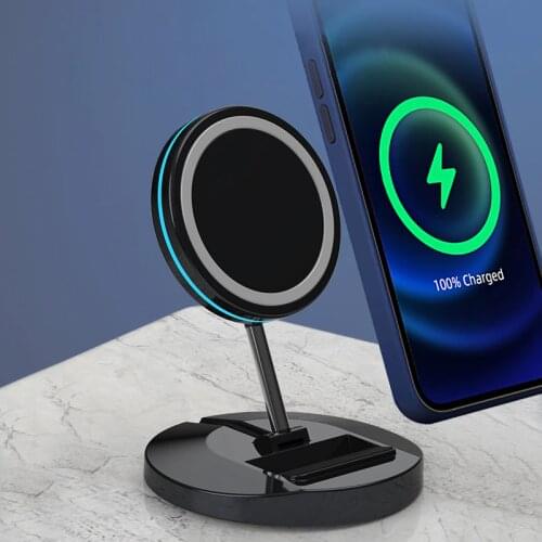 New 15W Qi Wireless Charger For IPhone 11 Pro Xs Max Induction Fast Wireless Charging Pad For Samsung Xiaomi Phone Holder Mount