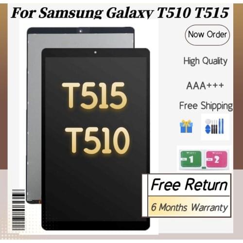 Original LCD 100% Tested For Samsung Galaxy Tab A 10.1 2019 T510 T515 T517 SM-T510 LCD Display Touch Screen Digitizer Assembly
