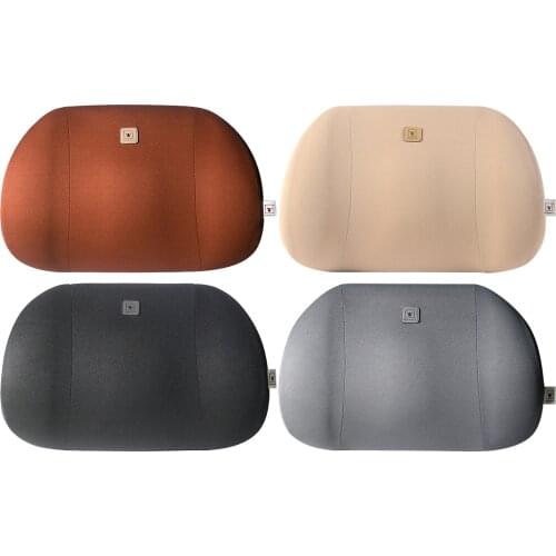 Memory Foam Lumbar Support Back Cushion Soft Breathable Chair Pillow Office Computer Chair Car Seat Backrest Relieve Pain