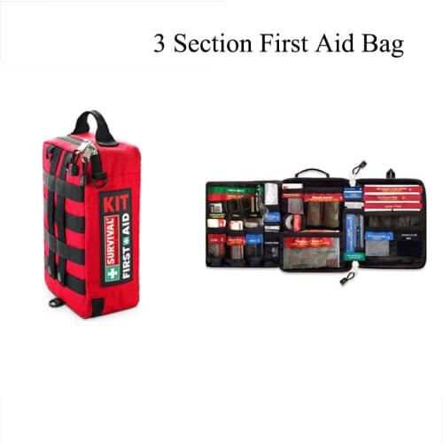 Protable Handy First Aid Kit for Hiking Camping Outdoors Car&Cycling Waterproof Survival Medical Bag Travel Home Emergency Kits