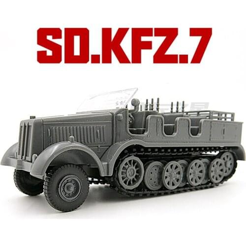 Assembly SD.KFZ.7 Military Model Toy of German 1/72 Kits Educational Toys Armored Carrier In World War II plastic model kit
