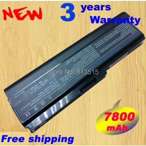 7800mAh Laptop Replacement Battery For TOSHIBA Satellite L645 L655 L700 L730 L735 L740 L745 L750 L755 PA3817 PA3817U