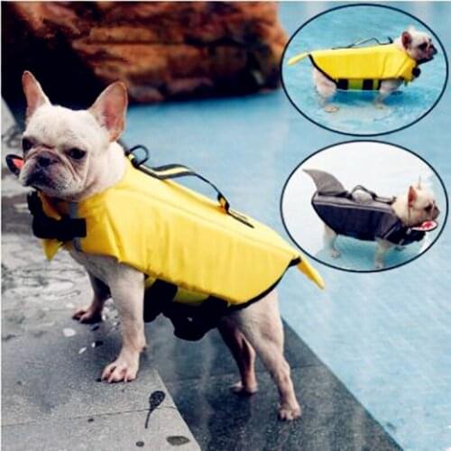 Life Dog Jacket Shark and Duck Design Pet Swimming Vest