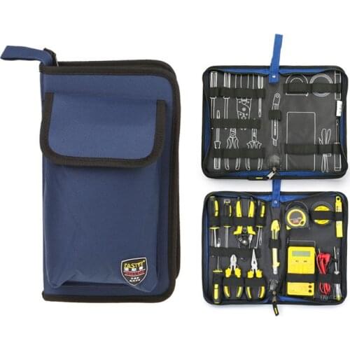2019 New Portable Electricians Hard Plate Tool Kit Bag Storage Case Multifunctional Organizer Waterproof Oxford 3 Sizes DIY