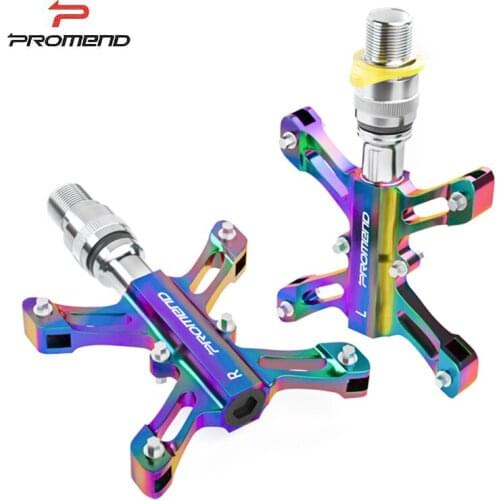 PROMEND Ultra-light Bicycle Pedal Sealed Bearings Road Bike Pedals Quick Release Aluminum Alloy Mtb Pedals Bicycle Accessories