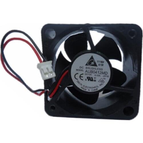 Delta AUB0412MD DC 12V 0.12A 40x40x20mm 4cm 2-Wires Server cooling Fan