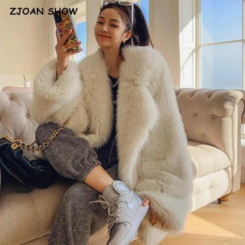 ZJOAN SHOW Large Fur Coats
