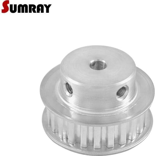 SUMRAY XL 25T Timing Pulley 5/6/6.35/7/8/10/12/12.7/14/15/16/17mm Bore Bearing Pulley 11mm Belt Width Synchronous Wheel Pulley