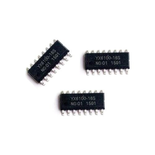 10PCS YX6100-16S MP3 Decoder IC UART Serial Port MP3 Chip that Supports SPI Flash Memory