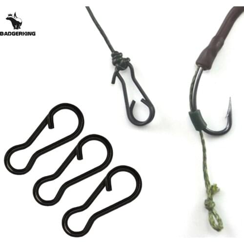 100pcs/lot brass material Carp Fishing swivels set pesca tackle Fishing accessories for Carp Fishing lure Fishing