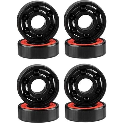 8Pcs Ceramic Bearings High Speed Wear Resistant for Skate Skateboard Wheel
