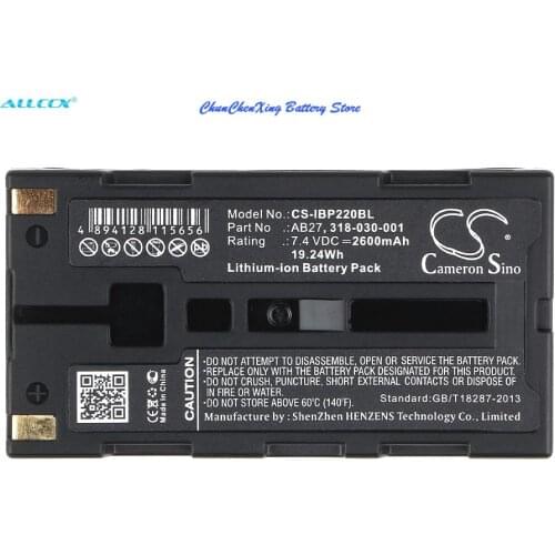 Cameron Sino 2600mAh Battery 318-030-001, 318-030-002, 318-040-001, AB27 for Intermec PB2, PB3