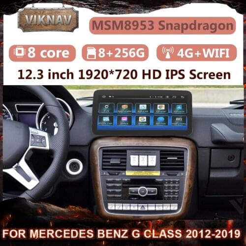 12.3 inch Android 11.0 car radio For Mercedes benz G CLASS 2012-2019 multimedia player Stereo GPS Navi IPS Screen Head Unit