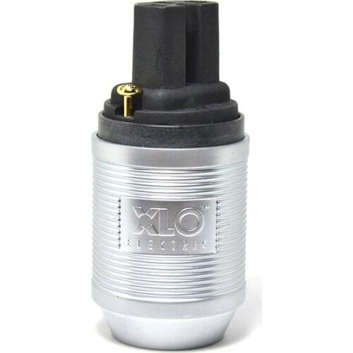 One Piece XLO 24k Gold-Plated IEC Female Plug With Zinc Alloy Shell for Audio Power Cable