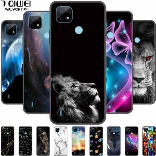 Phone Case For Realme C21 Cover Soft TPU Silicone Bumper Cases for OPPO Realme C21 Case RealmeC21 Shockproof C 21 2021 Capa 6.5