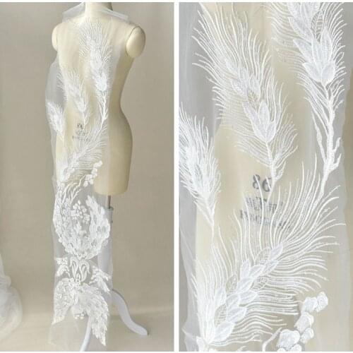 Wheat Flower Patch Applique High-grade Embroidered Lace Accessories Handmade Diy Fabric RS204