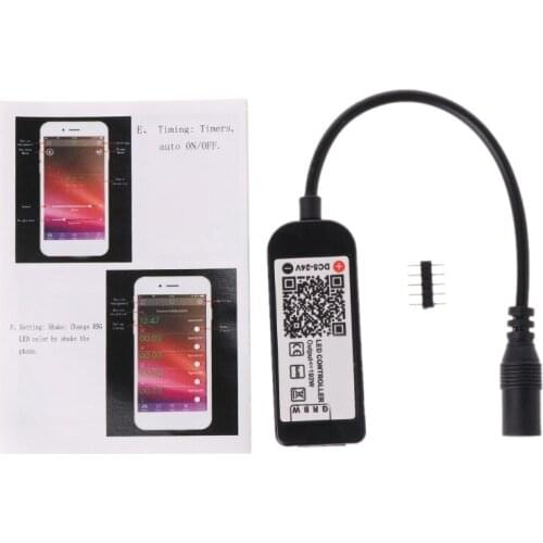 DC12V LED Mini WIFI RGBW Controller Bluetooth IOS/Android Mobile Phone Wireless