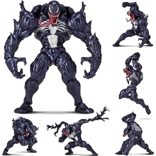 Disney Marvel Animation Handmade Yamaguchi-Style Venom Dubroke Character Action Figure Decoration Model Doll Action Doll