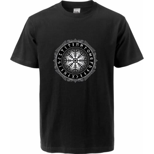 TV Show Vikings Ragnar The Viking Berserker Print Men T Shirt Cotton T-shirt Fashion Loose Fit Tees O-neck Summer Male Tshirts